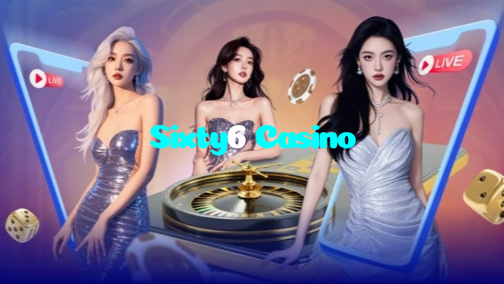 Sixty6 Casino casino presented on mobile device in Pakistan with slots and live games