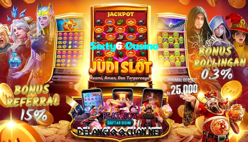 Sixty6 Casino casino presented on mobile device in Pakistan with slots and live games